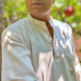 Hemp-Cotton Kurta (White)